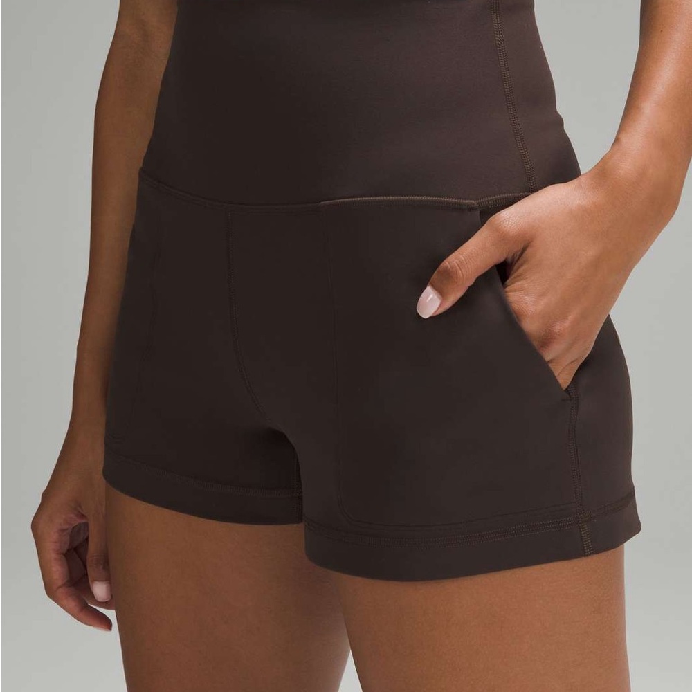 lululemon Align High-Waist Women's 3” Shorts in Espresso